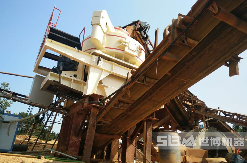 世博砂石生產線現場