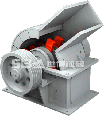 錘頭式破碎機的破碎原理動圖