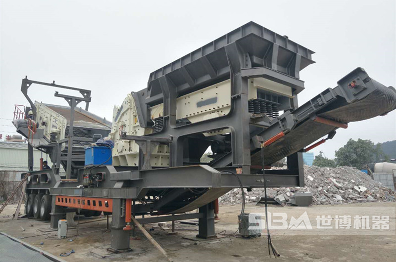 建筑垃圾多機(jī)組合破碎機(jī)，反擊破移動(dòng)破碎機(jī)