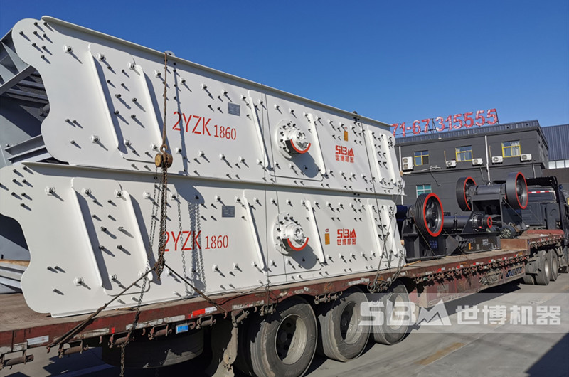 砂石篩分機發貨