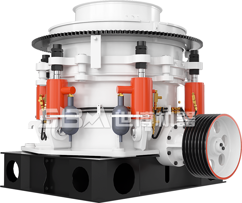 hp多缸液壓圓錐破碎機模型圖
