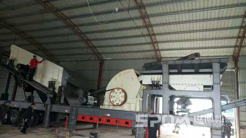 多機組合1615型號移動破石機