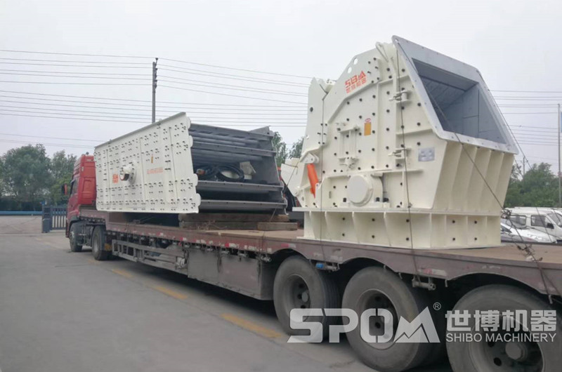 大口反擊破和振動篩發貨圖