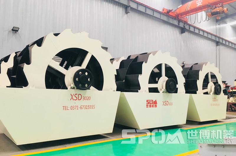 水洗機(jī)制砂機(jī)器，輪斗式洗砂機(jī)