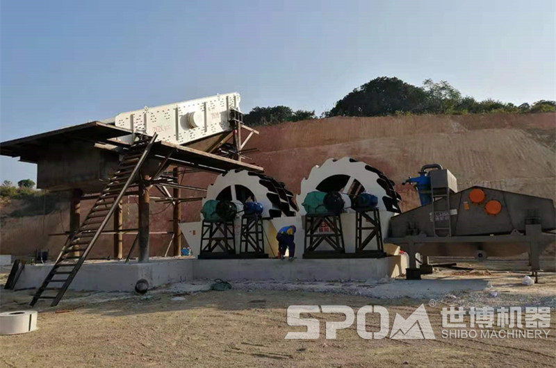 振動篩、洗砂機、細砂回收機一套洗砂設備