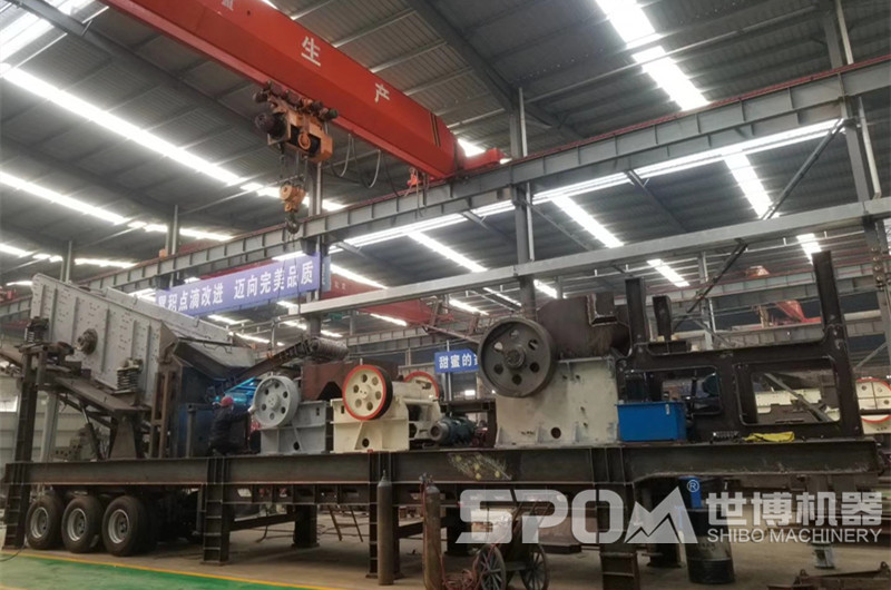 多機組合移動破碎生產線