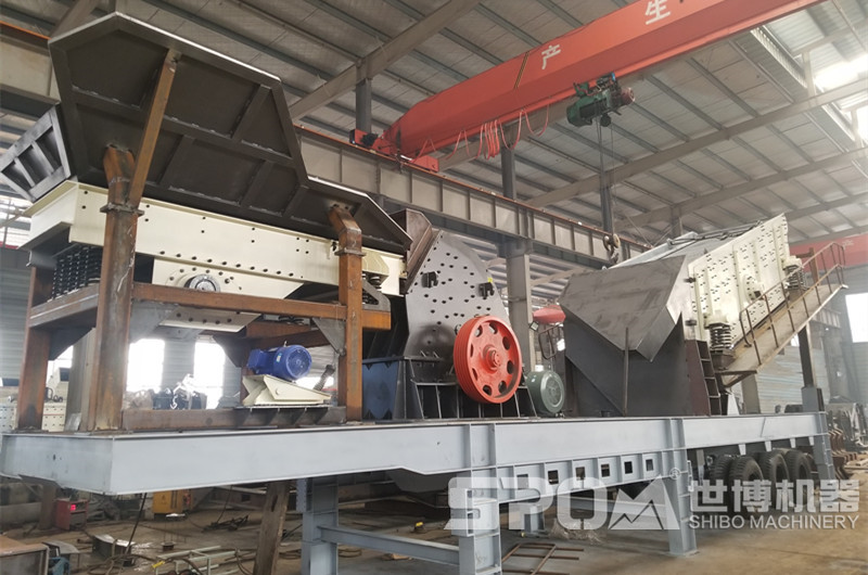 配置重錘破的移動式青石破碎設備