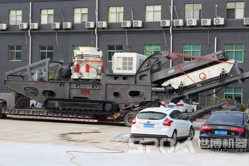 液壓履帶圓錐破碎機發貨