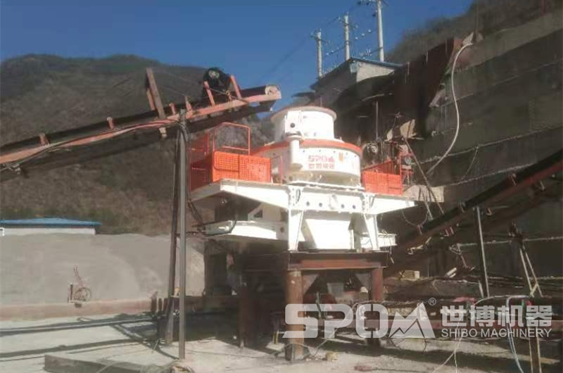 制砂機現(xiàn)場圖