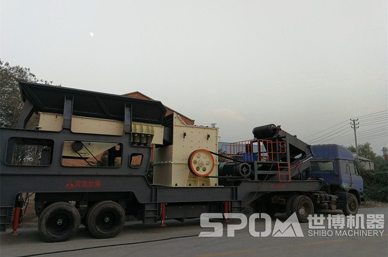 移動方箱式破碎機，簡易移動破碎機