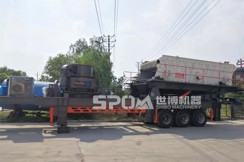 沖擊式移動破碎制砂篩分機(jī)