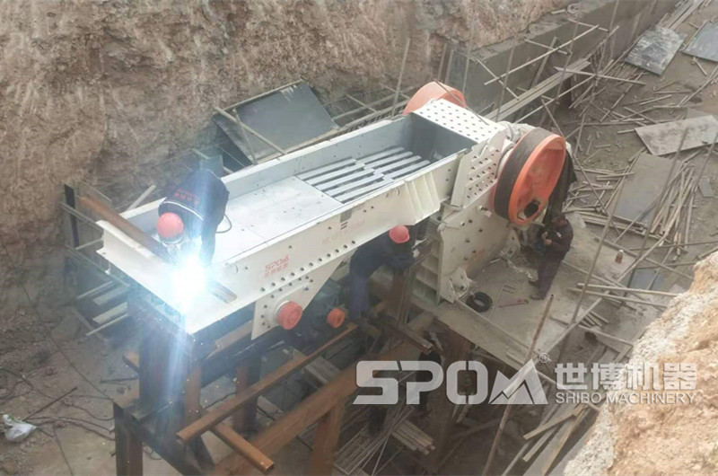 震動給料機安裝現場圖